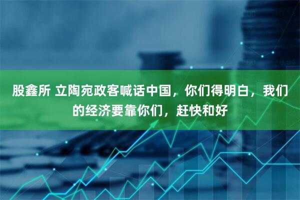 股鑫所 立陶宛政客喊话中国，你们得明白，我们的经济要靠你们，赶快和好
