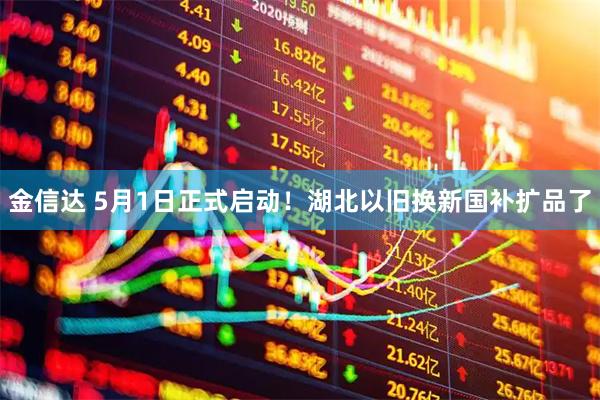 金信达 5月1日正式启动！湖北以旧换新国补扩品了
